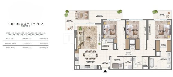 3 bedrooms Apartment in Dubai Hills Estate, UAE No. 114167 11