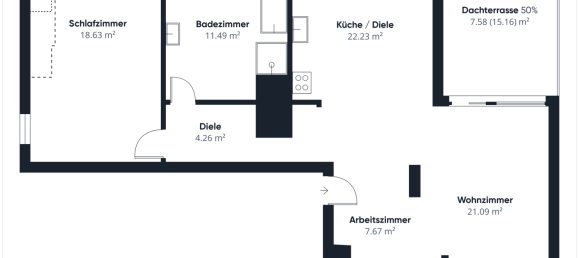 1 bedroom Apartment in Essen, Germany No. 343839 16