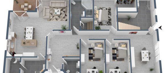 4 غرف نوم بنغالو في Leer, Germany رقم 314745 3