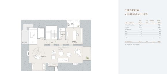 3 Schlafzimmer Penthouse in München, Germany, Nr. 193956 19