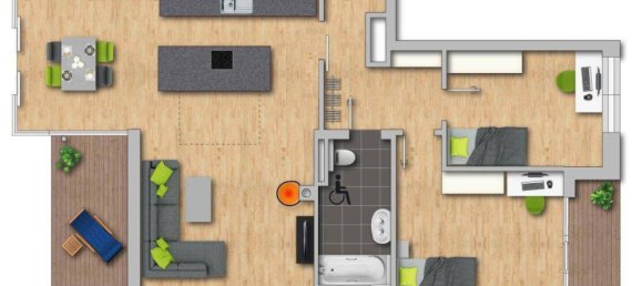 Пентхаус с 4 комнатами в Бад Ишль, Австрия № 204030 16