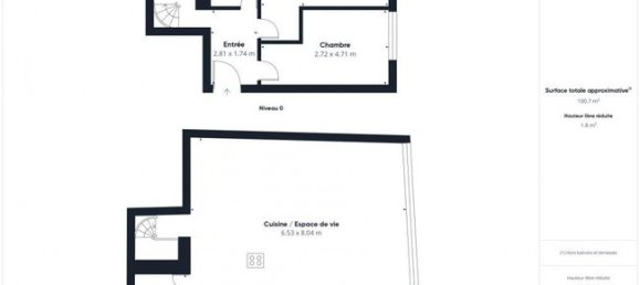 2 غرف نوم منزل ذو طابقين في Bagnolet, France رقم 356372 19