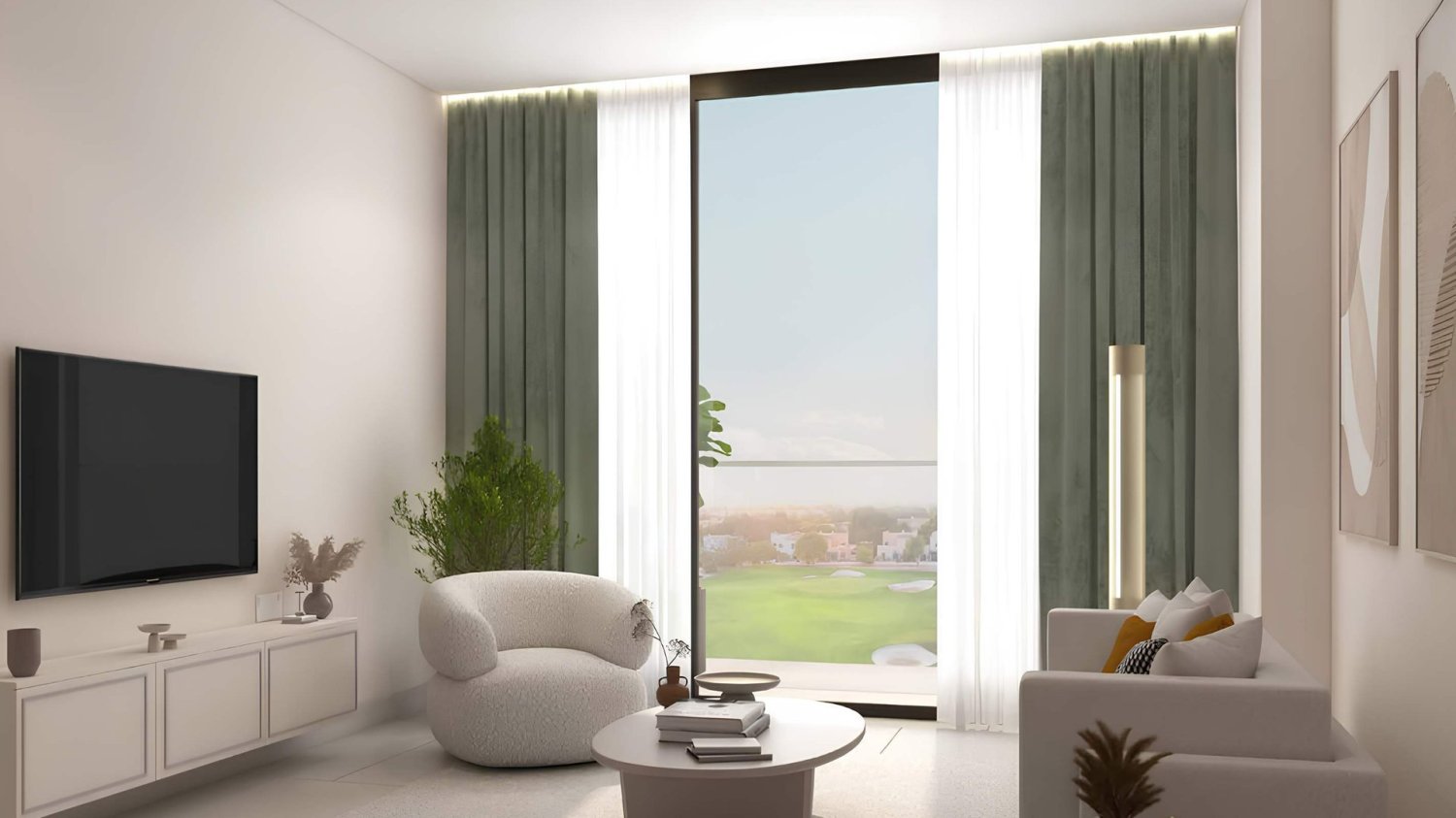 Apartamento T1 em Golf Links 18, Dubai Sports City, UAE N.º 64127