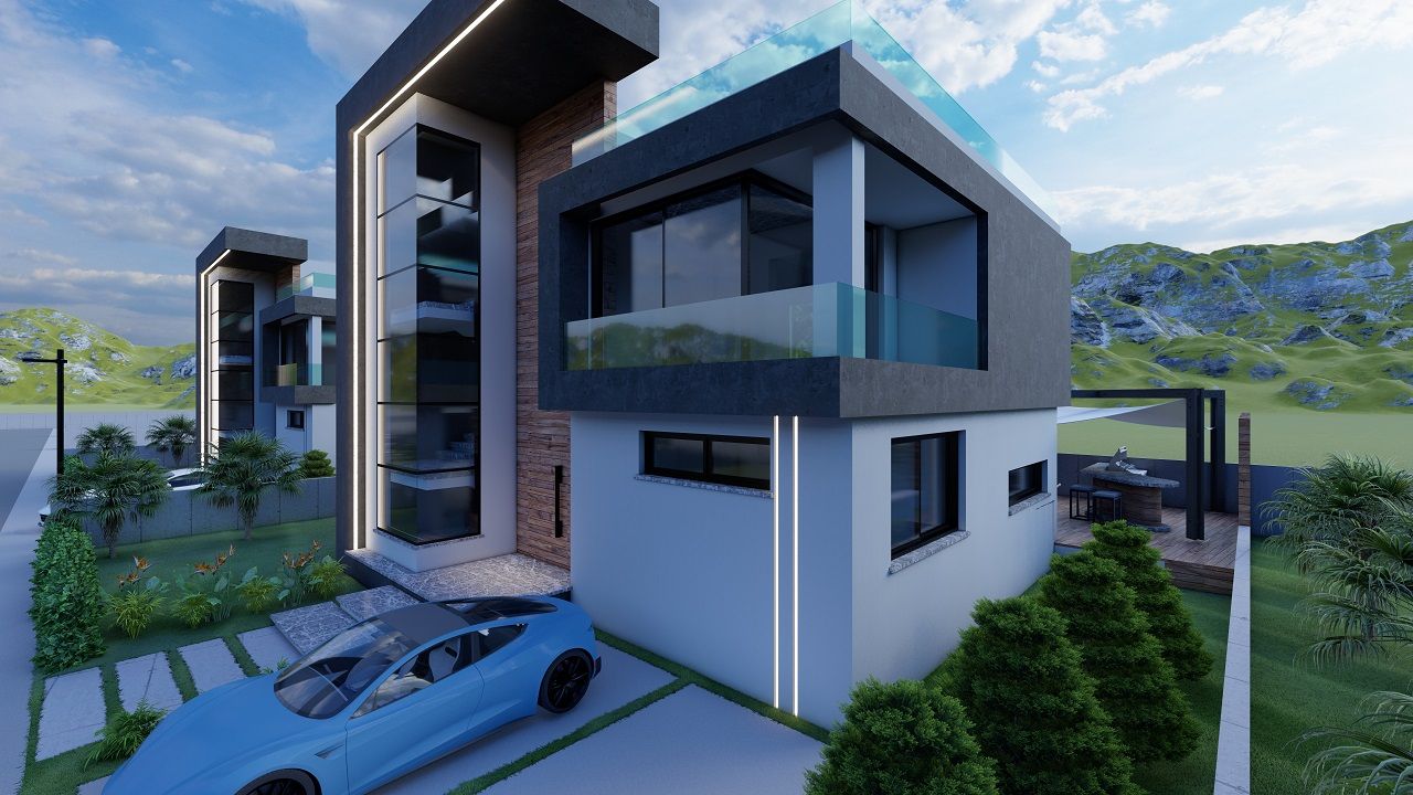 4-salle Villa à Bogazi, Northern Cyprus No. 13667