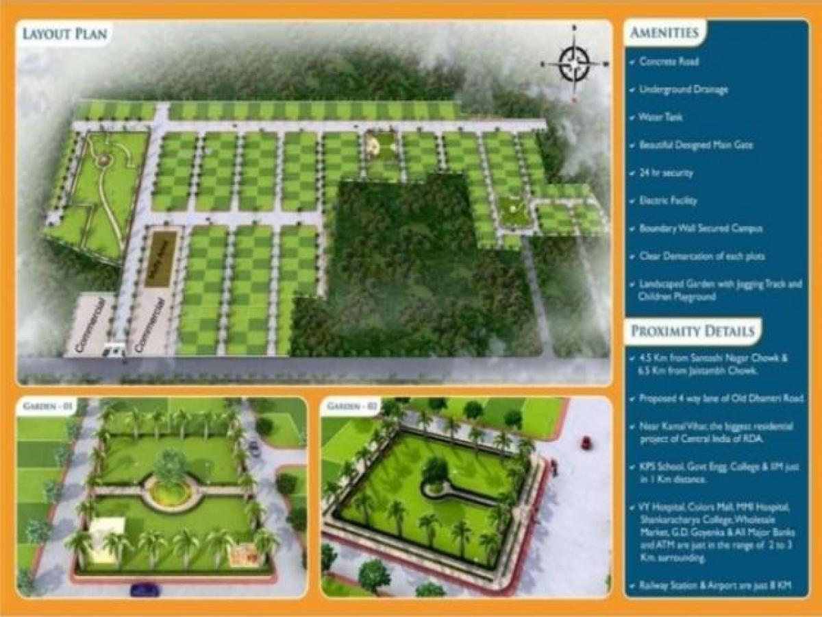 Terreno em Raipur, India N.º 35856