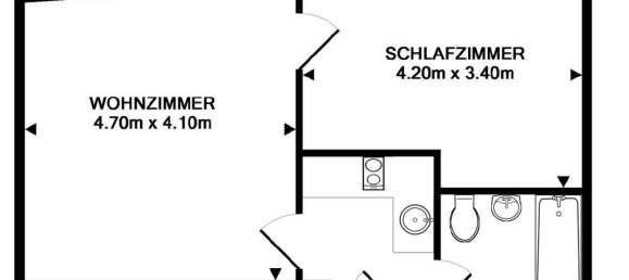Квартира с 2 комнатами в Целль ам Зе, Австрия № 159377 10