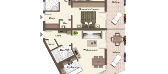 بناية في Dusseldorf, Germany 881متر مربع رقم 322823 24