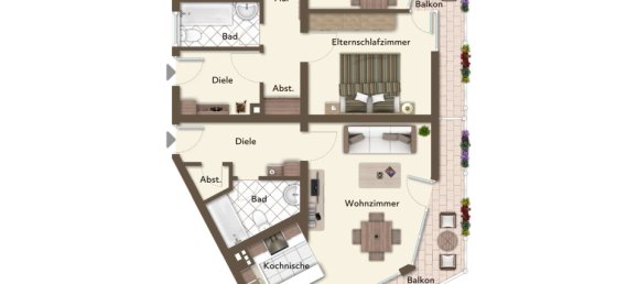 بناية في Dusseldorf, Germany 881متر مربع رقم 322823 23