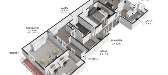 4 chambres Appartement à Palermo, Italy No. 378383 32