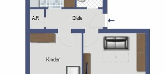 Apartamento de 2 habitaciónes en Dusseldorf, Germany No. 18681 2