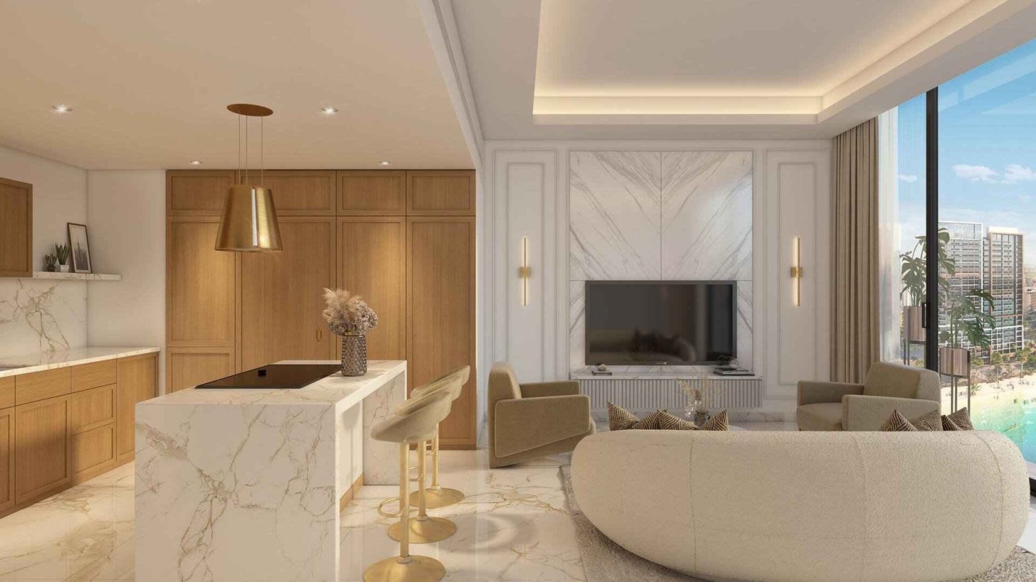 1 dormitorio apartamento en venta en Meydan, Dubai, UAE № 118743