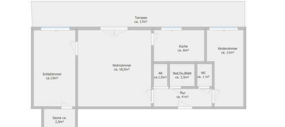 Apartamento de 3 habitaciónes en Vienna, Austria No. 54269 6