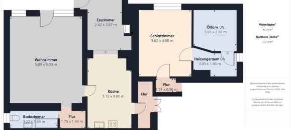 3 غرف نوم تاون هاوس في Bad Kreuznach, Germany رقم 167653 34