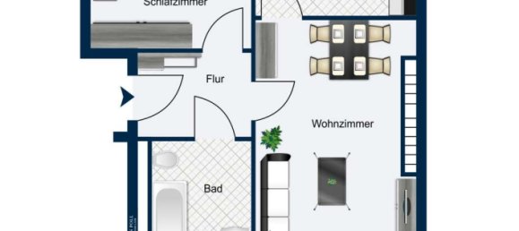 Apartamento T1 em Falkenhagener Feld, Germany N.º 100129 7