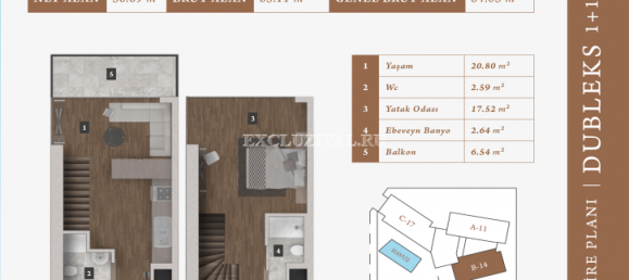 Apartment 2+1 in Izmir, Turkey No. 28446 13
