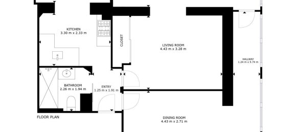 Квартира с 1 спальней в Лиссабон, Португалия № 155283 2