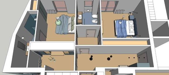 Пентхаус с 4 комнатами в Арона, Италия № 268001 13