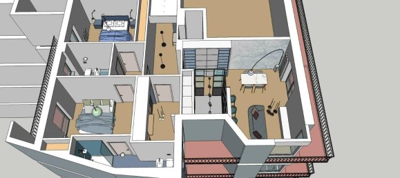 Пентхаус с 4 комнатами в Арона, Италия № 268001 10