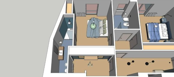 Пентхаус с 4 комнатами в Арона, Италия № 268001 14