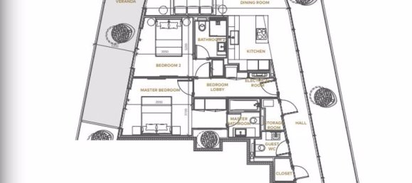 Apartamento T2 em Ayia Napa, Cyprus N.º 9578 5
