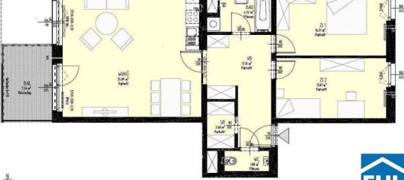 3-Zimmer Wohnung in Meidling, Austria, Nr. 256231 6