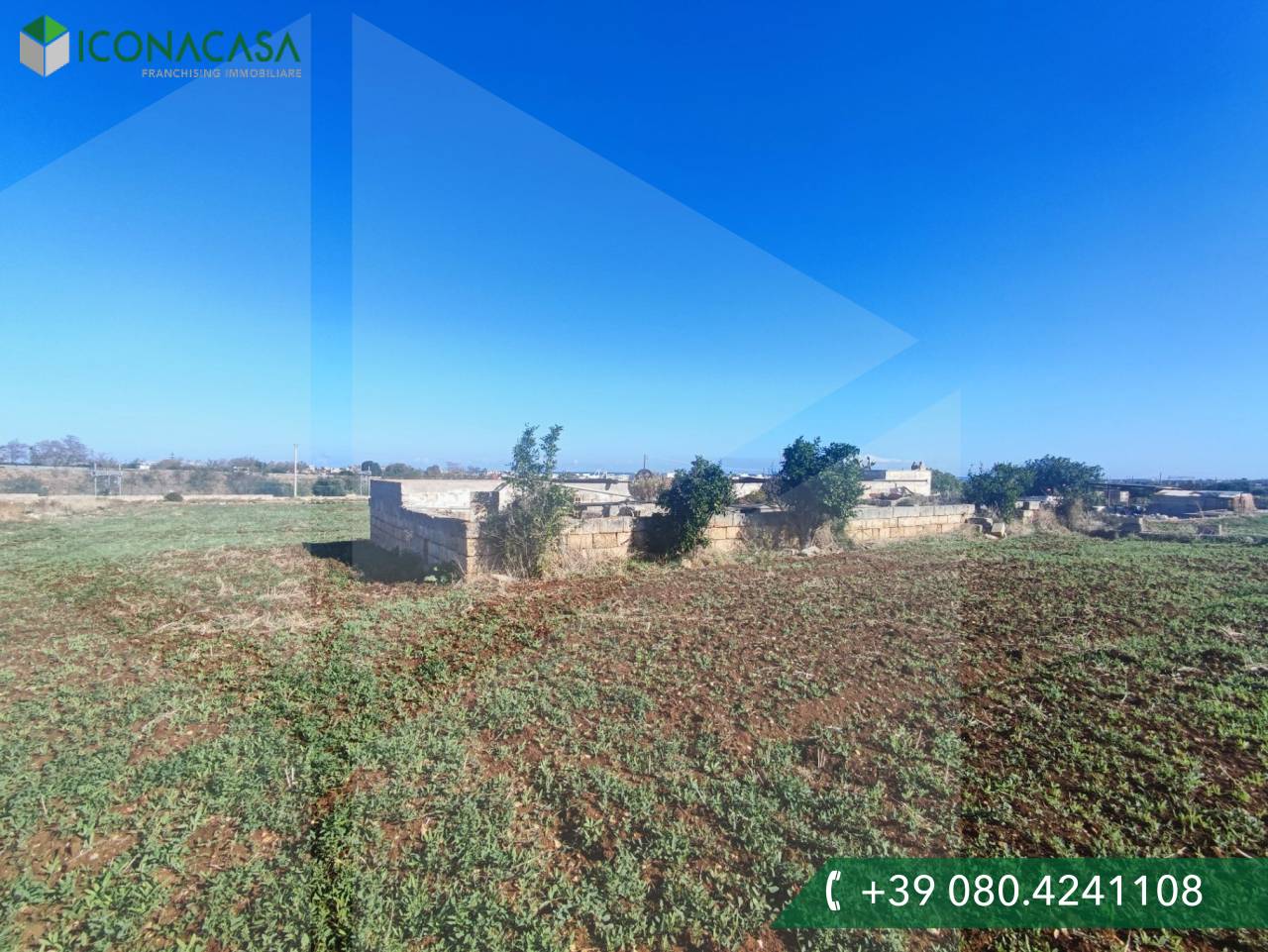 Земельный участок 6383м² в Полиньяно а Маре, Италия № 22743