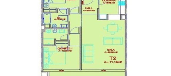 Apartamento de 2 dormitorios en Mexilhoeira Grande, Portugal No. 153815 45