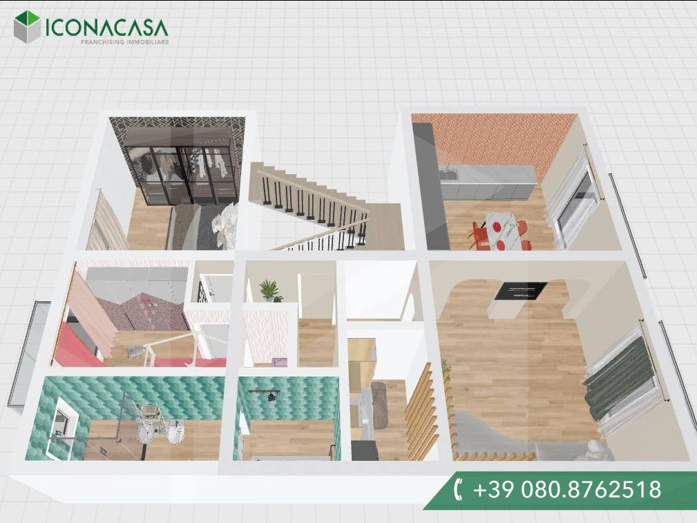 Apartamento de 4 divisões em Bari, Italy N.º 21090