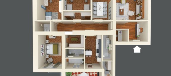 8 rooms Apartment in Turin, Italy No. 104933 15