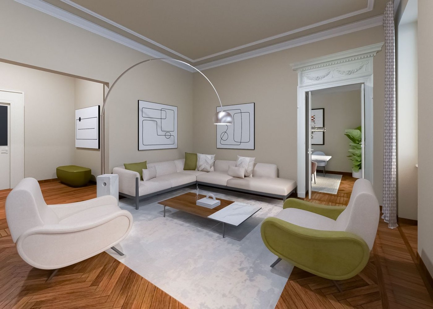 8 rooms Apartment in Turin, Italy No. 104933