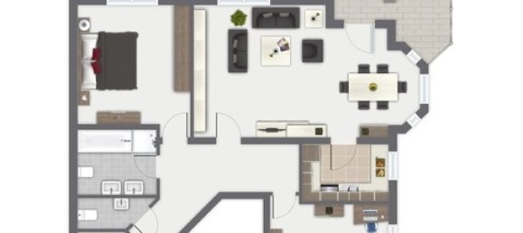 3 rooms Apartment in Ortenaukreis, Germany No. 71137 12