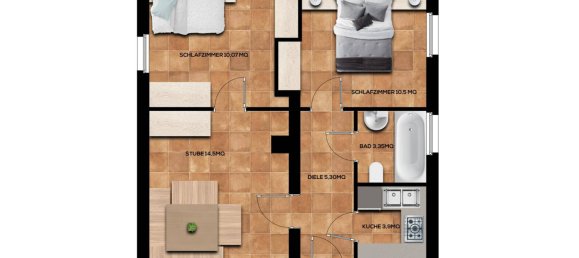 Casa de 3 divisões em Trins, Austria N.º 159045 15