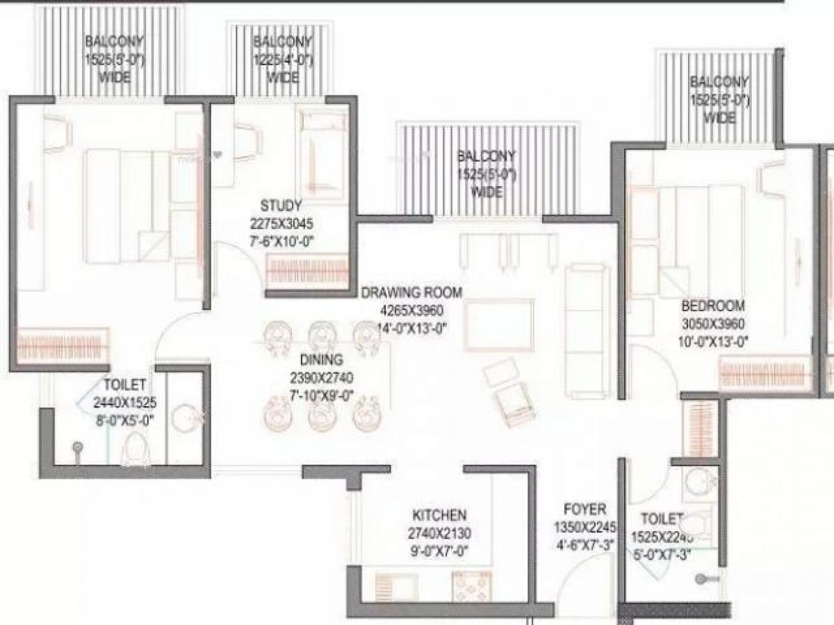 2 bedrooms House in Noida, India No. 67364