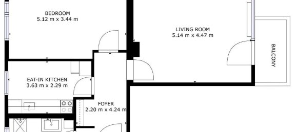 Apartamento de 1 dormitorio en Moabit, Germany No. 342852 12