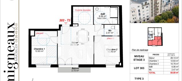 2 bedrooms Apartment in Reims, France No. 227908 7