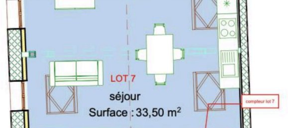 2 Schlafzimmer Wohnung in Valenciennes, France, Nr. 89099 5