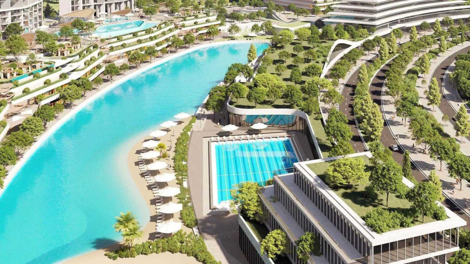 1.5 chambre Appartement à 350 RIVERSIDE CRESCENT, Nadd Al Sheba, UAE No. 61481