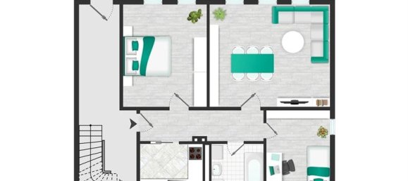 Moradia em banda T2 em Hildburghausen, Germany N.º 132154 17