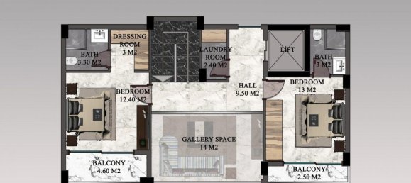 5-Zimmer Villa in Alanya, Turkey, Nr. 13864 18