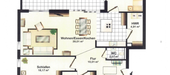 Penthouse de 4 divisões em Diepholz, Germany N.º 346707 12