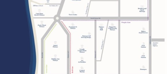 Apartamento com 1 quarto em condomínio em Pattaya, Thailand N.º 12075 15