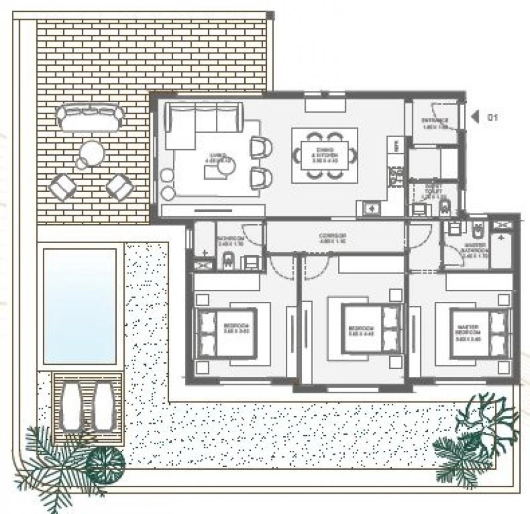 3 bedrooms Condo in Red Sea, Egypt No. 2098