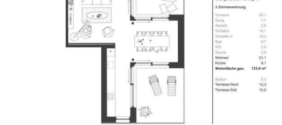 3 rooms Penthouse in Vienna, Austria No. 253475 14