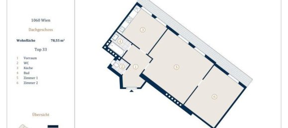 2غرفة شقة في Mariahilf, Austria رقم 238907 3