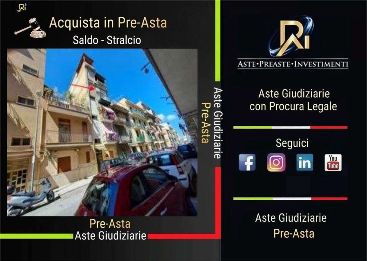 4 rooms Apartment in Palermo, Italy No. 208184