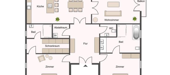 Apartamento de 4 habitaciónes en Margareten, Austria No. 219638 3