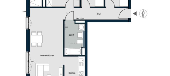 4 rooms Apartment in Munich, Germany No. 156265 3