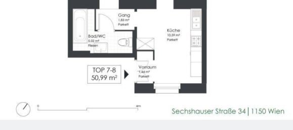 2-Zimmer Wohnung in Rudolfsheim-Funfhaus, Austria, Nr. 219018 11