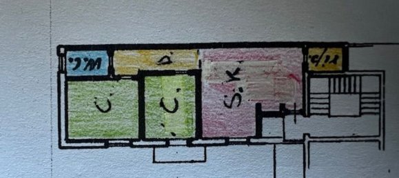 3 rooms Apartment in Pavia, Italy No. 6489 46