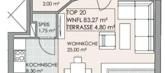 3-salle Appartement à Wahring, Austria No. 184512 12